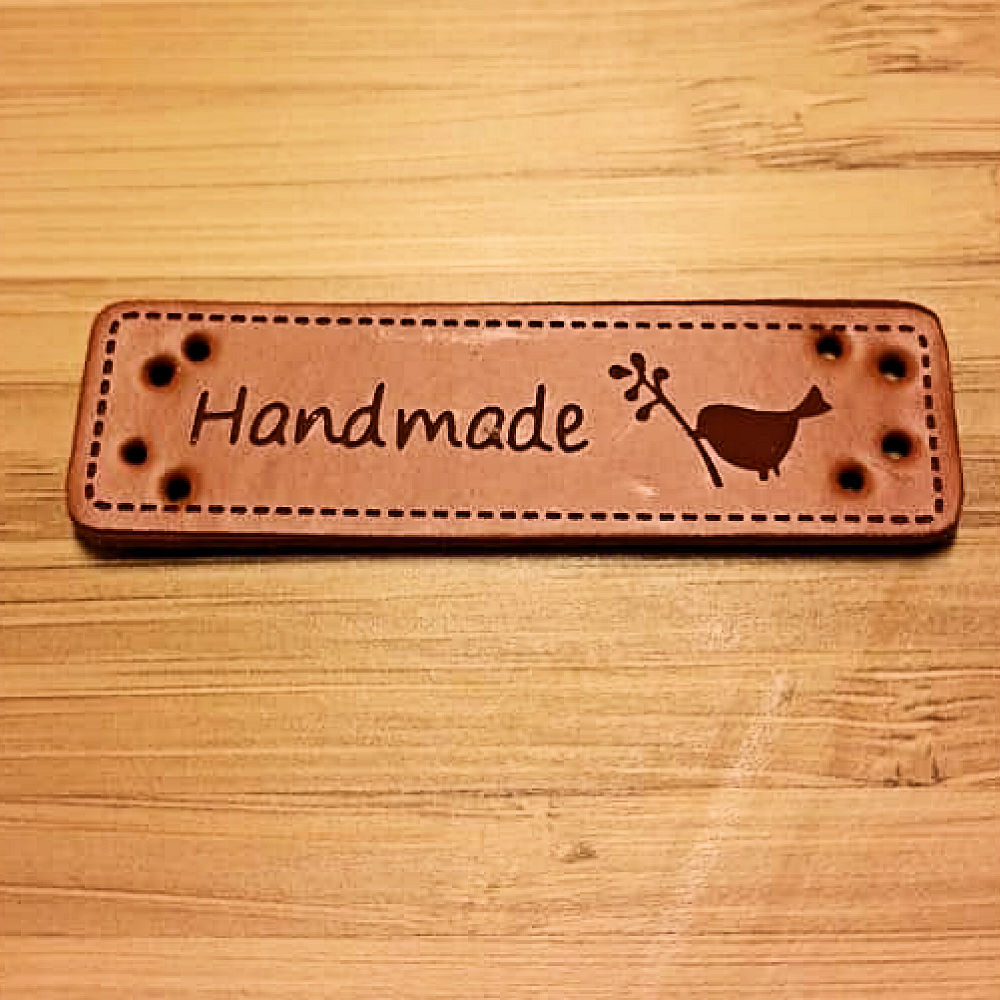 Button - Leather "Handmade"
